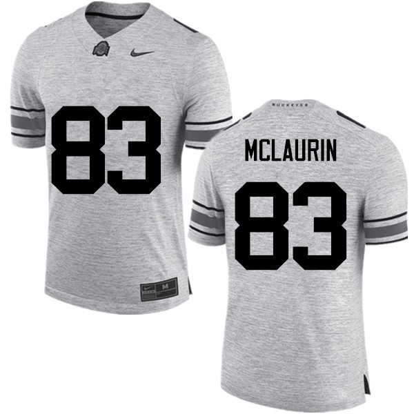 Ohio State Buckeyes #83 Terry McLaurin Men College Jersey Gray